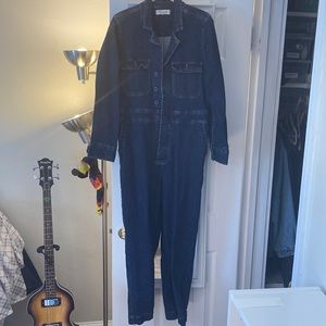Madewell Fitted Denim Jumpsuit